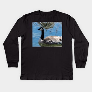 Canada Geese Kids Long Sleeve T-Shirt